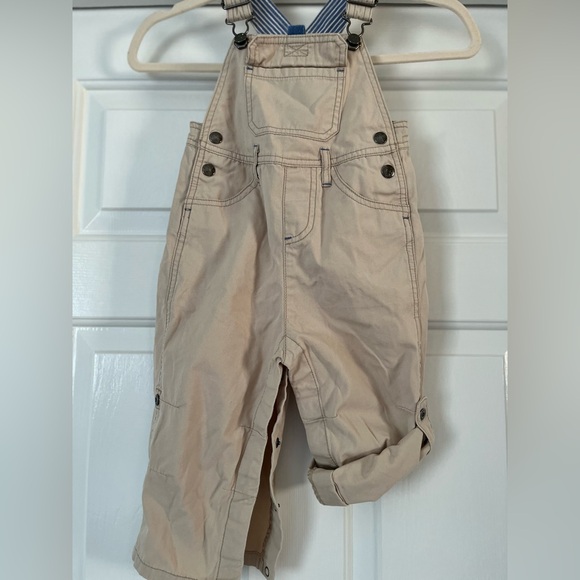 Boden Classic Roll Up Dungarees, new without tags, size 18-24M - Picture 3 of 5